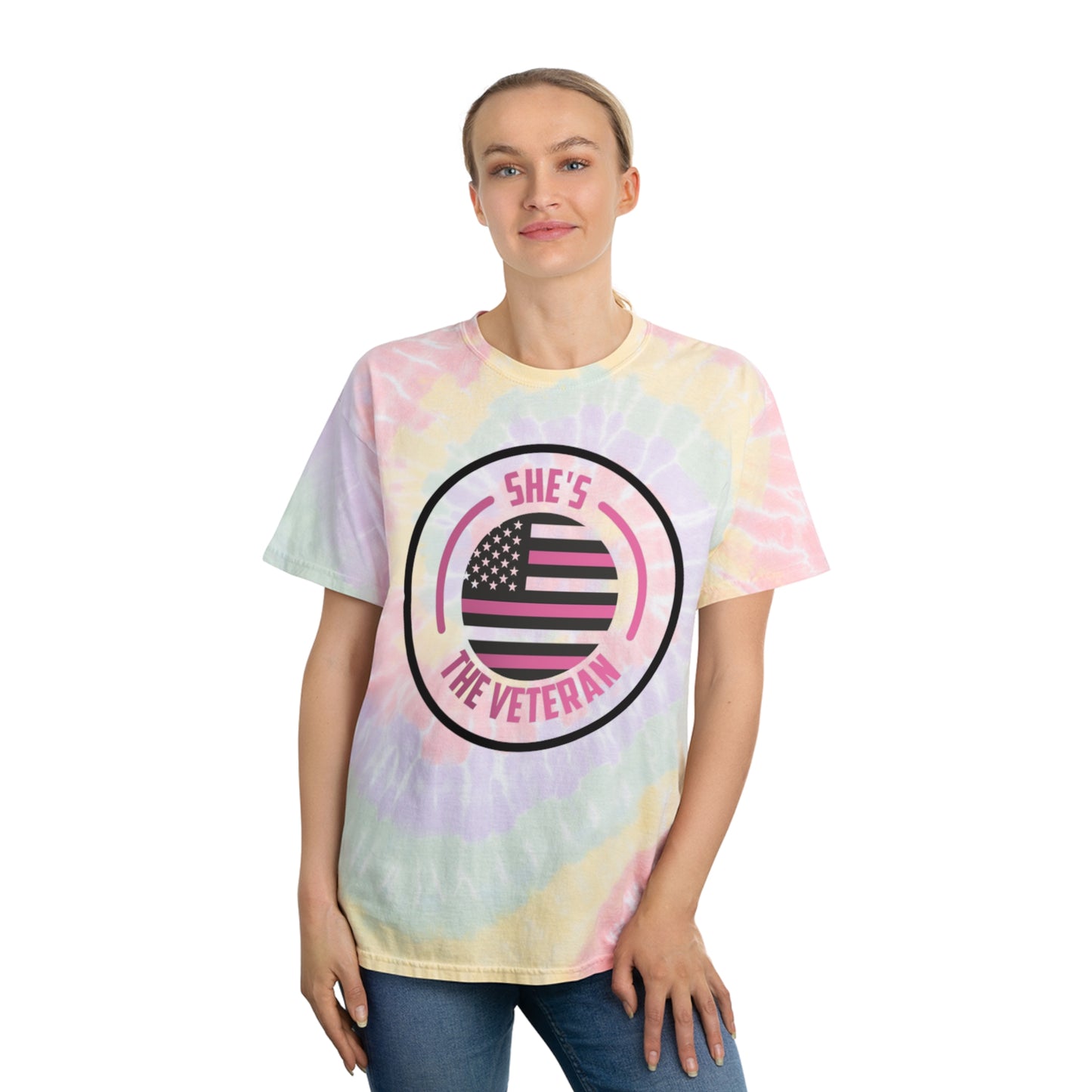 Military Women Tie-Dye Tee
