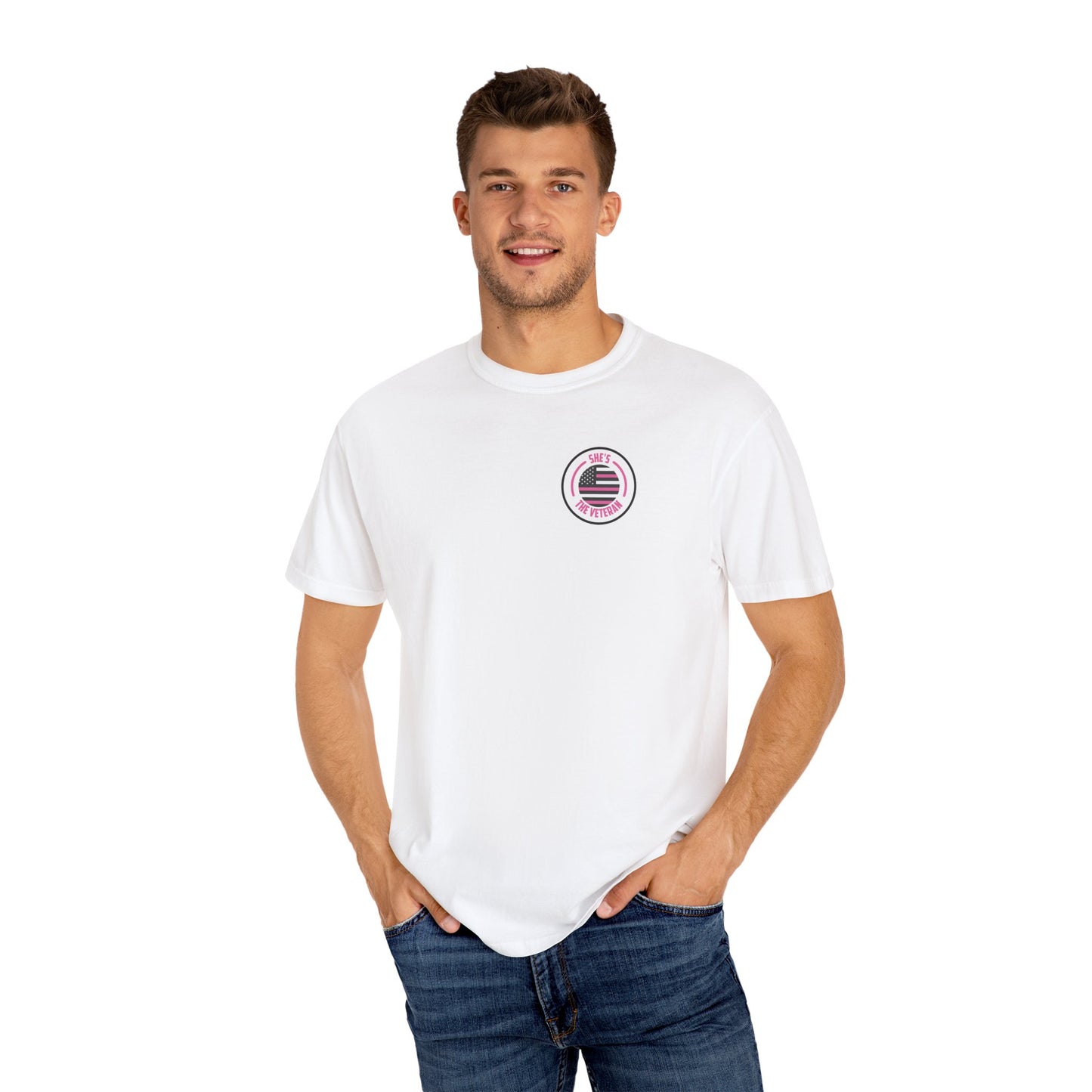 Pink Heritage Flag Tee