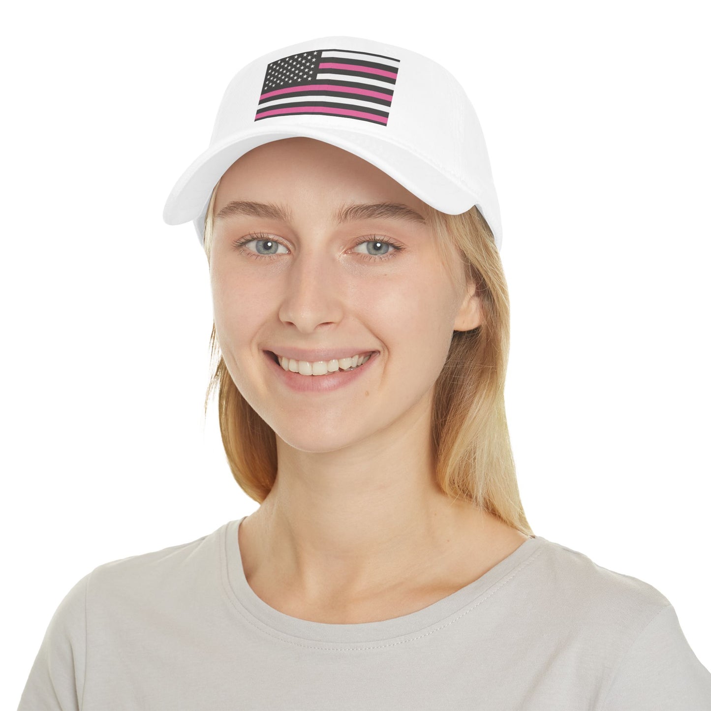 Patriotic Pink Baseball Cap