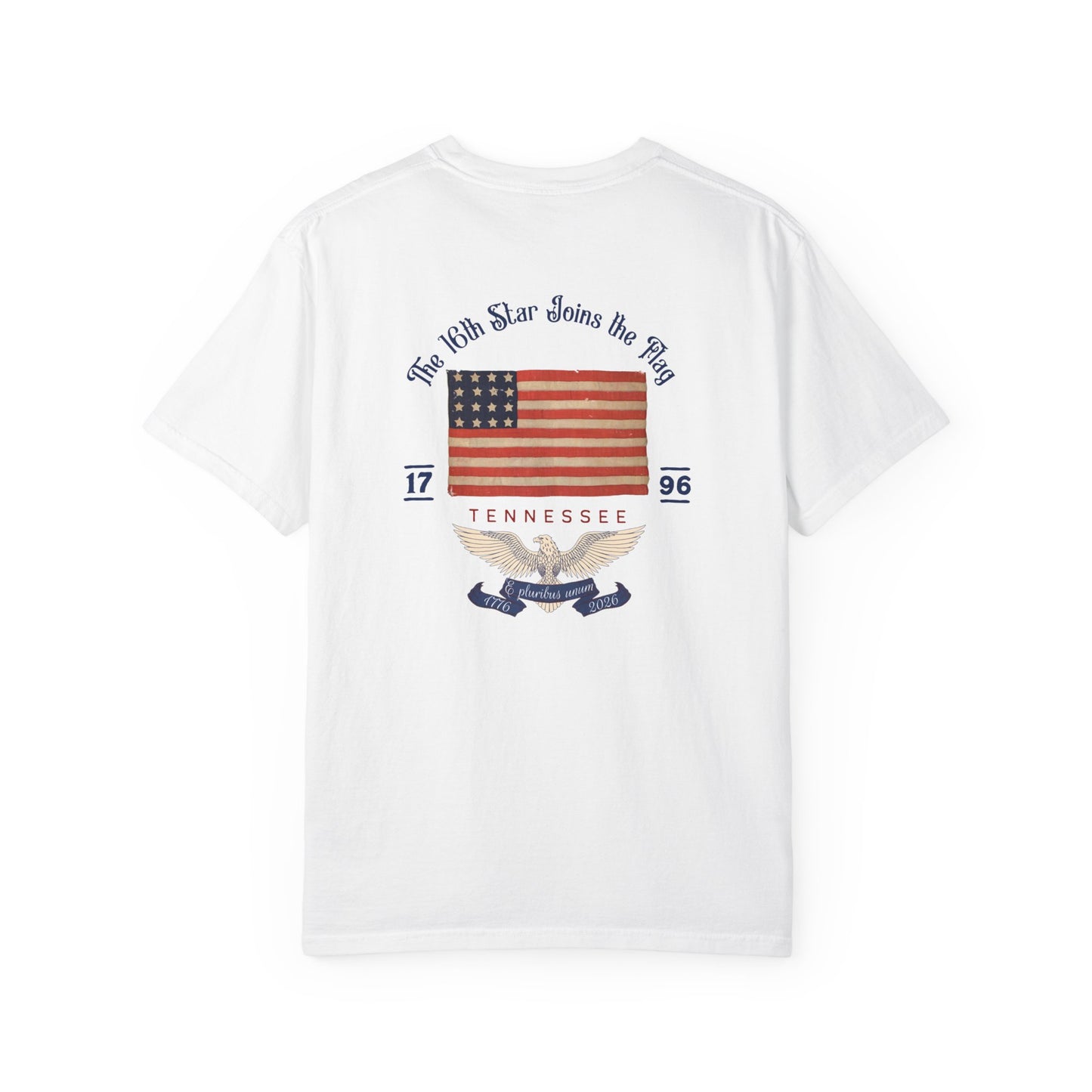 Vintage Flag Unisex T-shirt - Tennessee 12th Star - 250th Birthday of America Collection