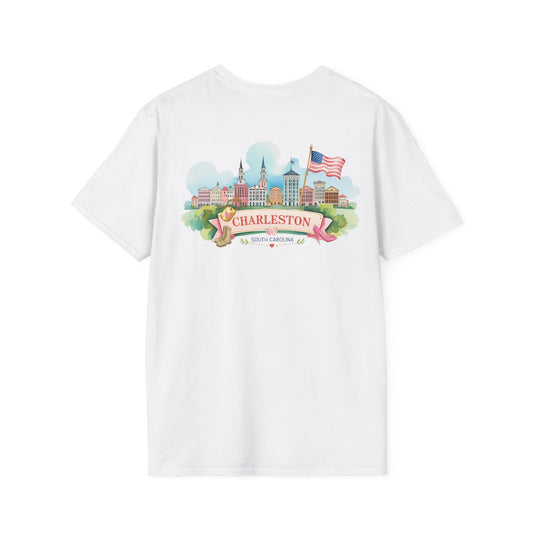 Charleston Souvenir T-Shirt, Unisex Tee for Travel Lovers and those at HQ!